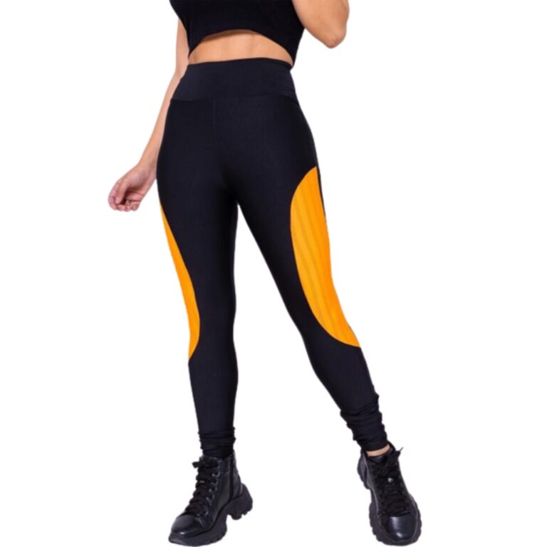 Calça Feminina Legging Com Detalhe