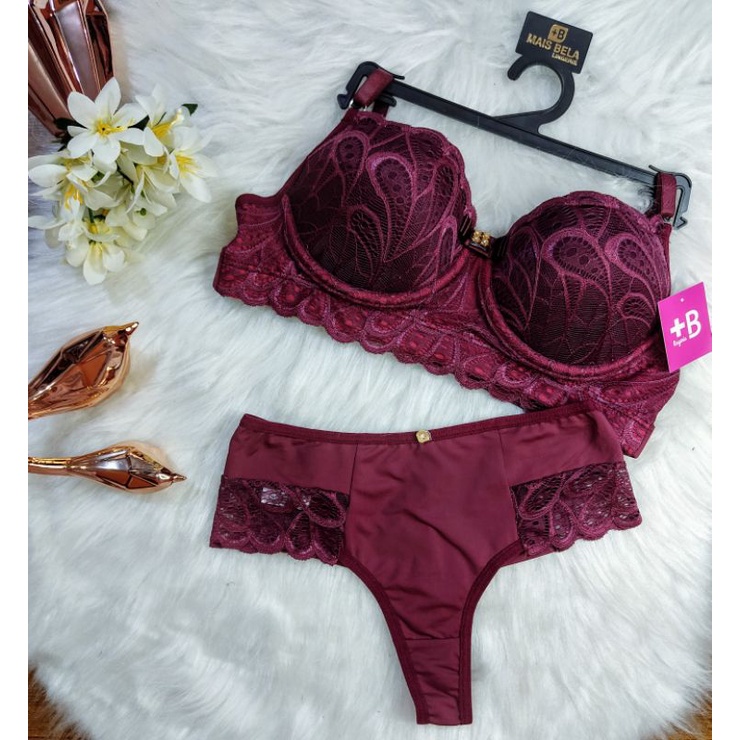 Conjunto Lingerie Rendado